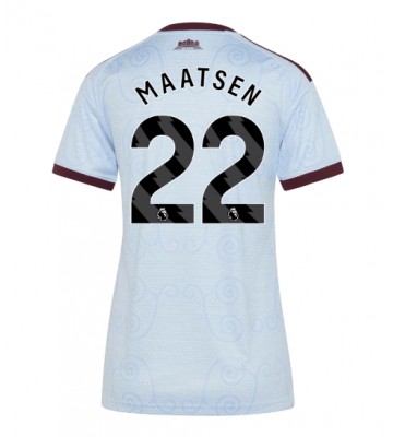 Aston Villa Ian Maatsen #22 Tredjetrøje Dame 2026-27 Kortærmet